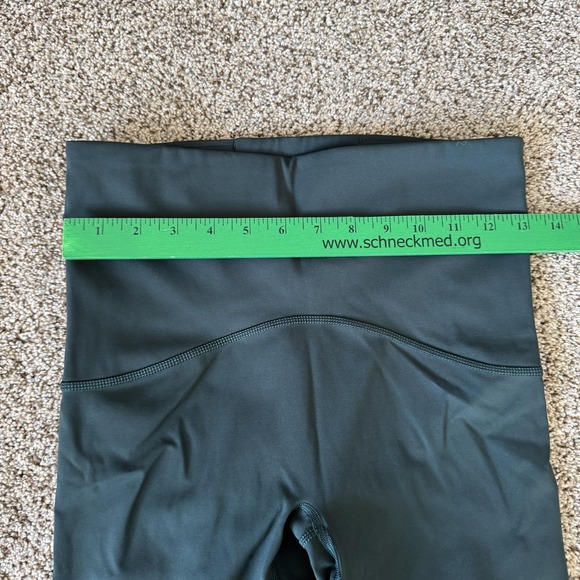 SPANX Booty Boost Leggings Womens Medium Green High Rise Shaping Ankle Yoga - Picture 5 of 10